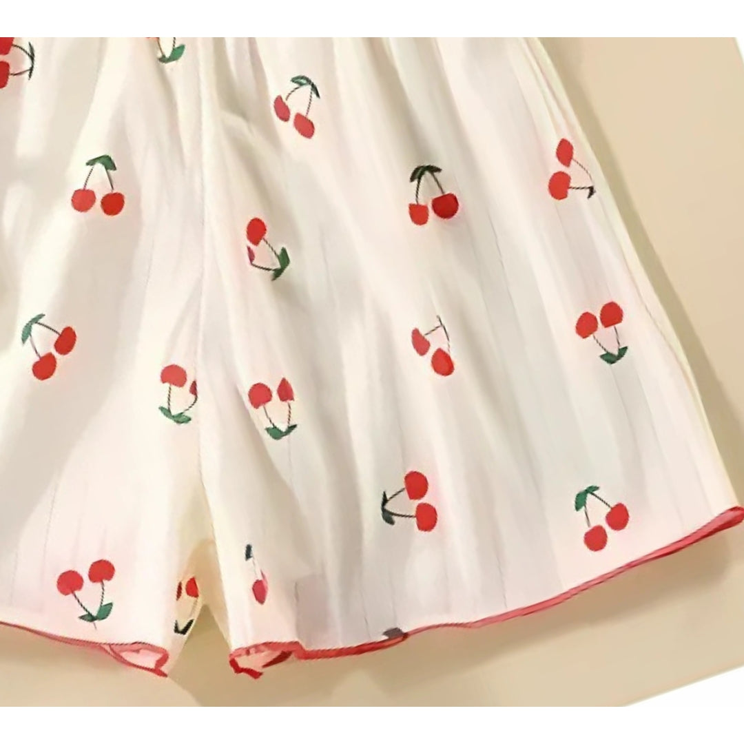 Cherry Sweet Girls Lounge Wear Set